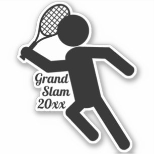 Tennis Player Sports Sticker