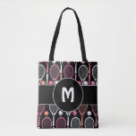 Tennis Player Team Name Personalized Monogrammed Tote Bag at Zazzle