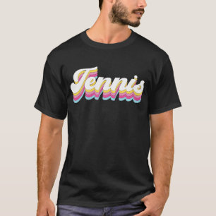 Tennis Player Tennis 80s 90 Retro Vintage T-Shirt