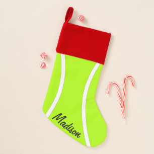 Tennis Player's Big Tennis Ball Christmas Stocking