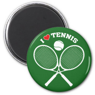 Tennis Players, I Love Tennis, Tennis Magnet