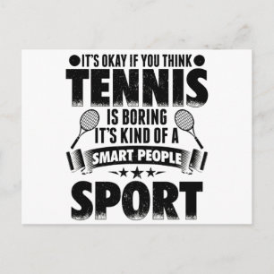 Tennis players Tennis Sport Trainer Gift ideas Postcard