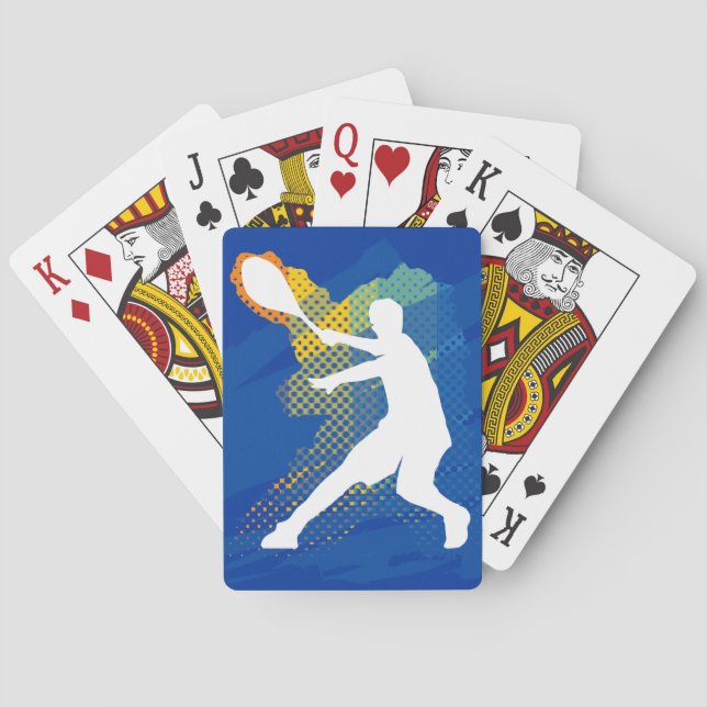 Tennis playing cards (Back)
