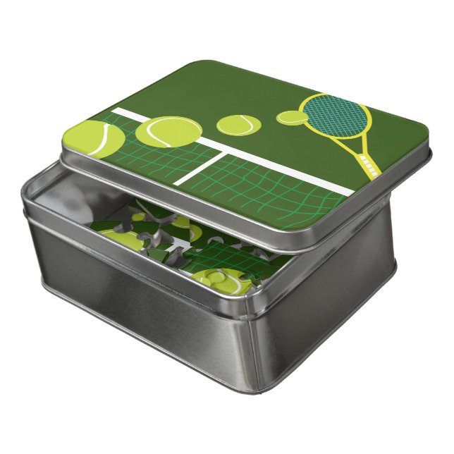 TENNIS POINT WINNER JIGSAW PUZZLE (Lid Open)