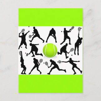 tennis postcard