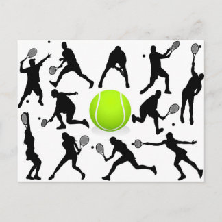 tennis postcard