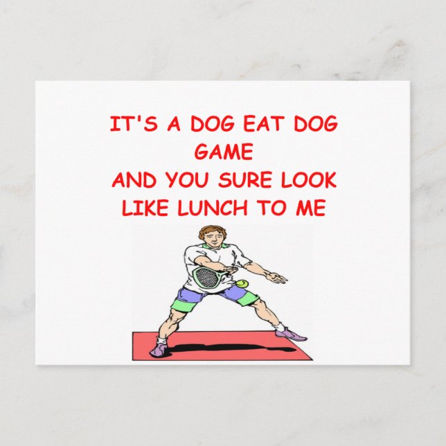 TENNIS POSTCARD (Front)