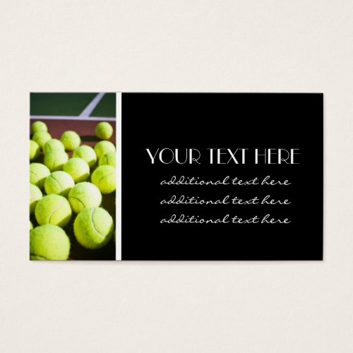 Tennis Pro Business Card Templates