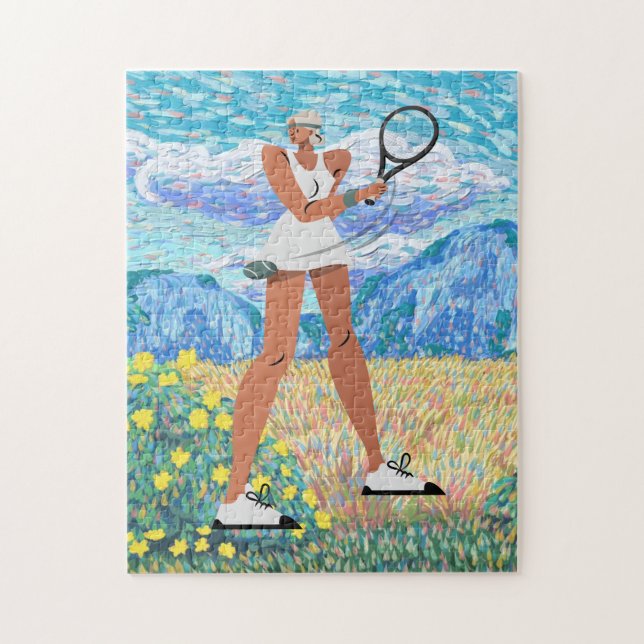 Tennis Puzzles for Woman Player (Vertical)