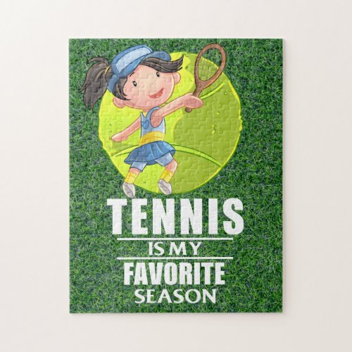 Tennis Puzzles with funny saying for player