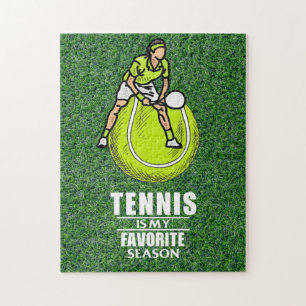 Tennis Puzzles with funny saying for player
