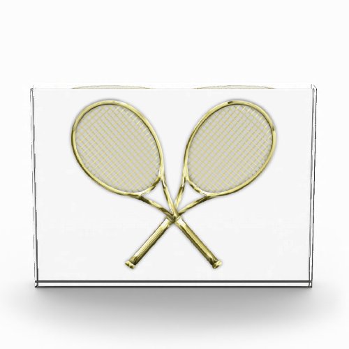 Tennis Racket Acrylic Award