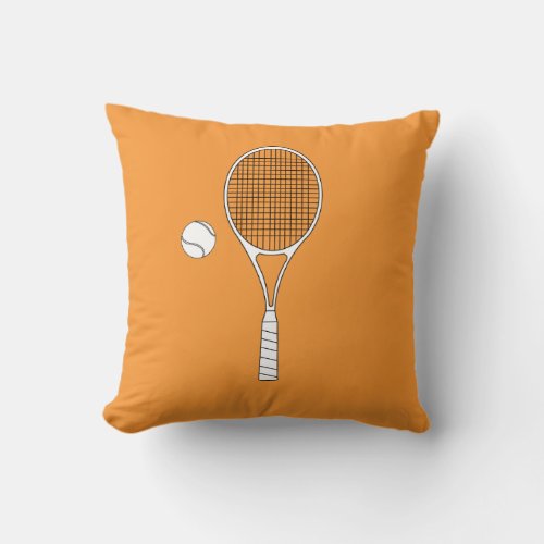 Tennis Racket and Ball American Mojo Pillows