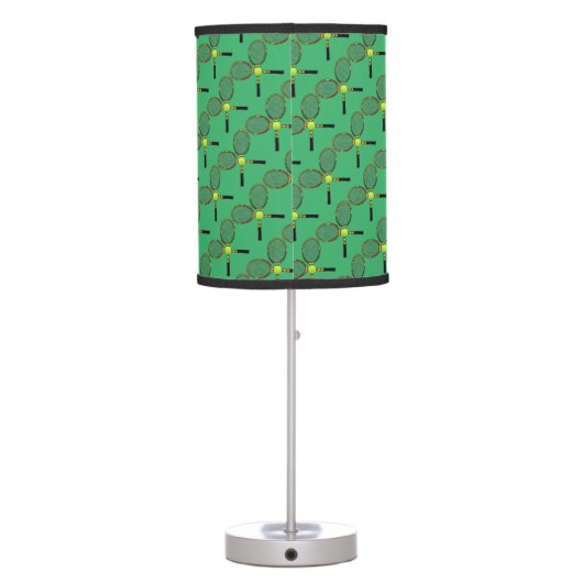 Tennis Racket and Ball Lamp (Back)