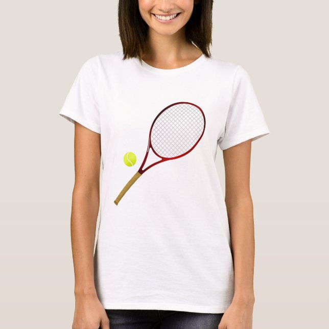 Tennis racket and ball T-Shirt (Front)