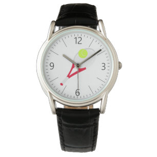 Tennis racket and tennis ball watch
