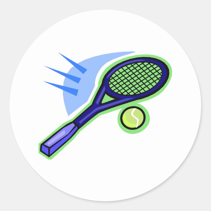 Tennis Racket & Ball Stickers