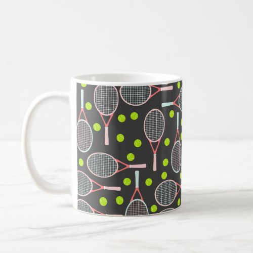 Tennis Racket Coffee Mug