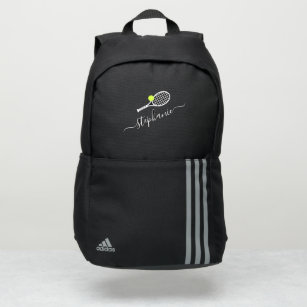 monogrammed tennis backpack