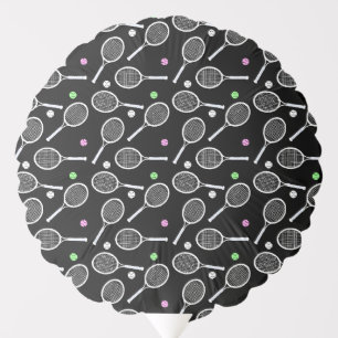 Tennis Racket Pattern Balloon