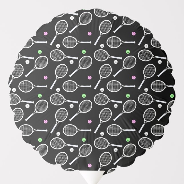 Tennis Racket Pattern   Balloon (Front)