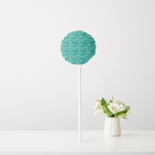 Tennis Racket Pattern  Green    Balloon