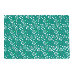 Tennis Racket Pattern Placemat