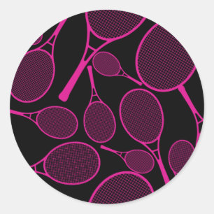 Tennis Racket Pattern Sticker