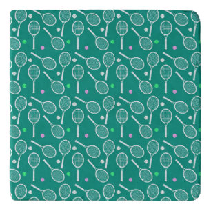 Tennis Racket Pattern Trivet