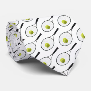 Tennis Racket Perfect Tennis Neck Tie