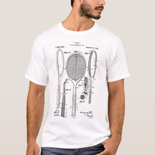 Tennis Racket T_Shirt