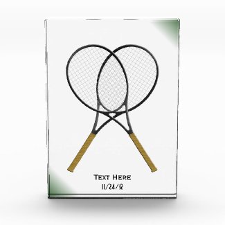 Tennis Racket Trophy Award