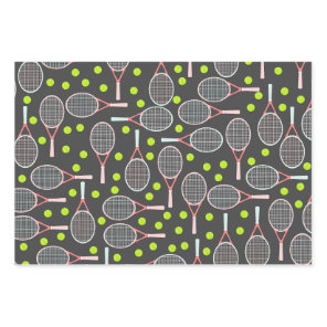 Tennis Racket Wrapping Paper