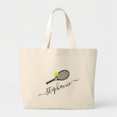 Monogrammed Tennis Bag Racquet Tote Canvas Monogram 