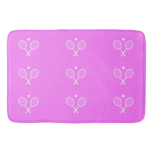 Tennis Rackets and Ball    Bath Mat