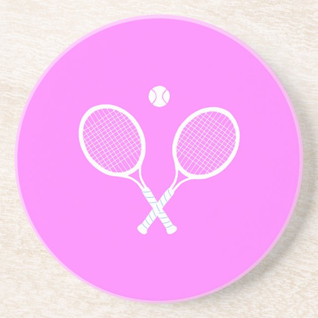 Tennis Rackets and Ball   Coaster (Front)