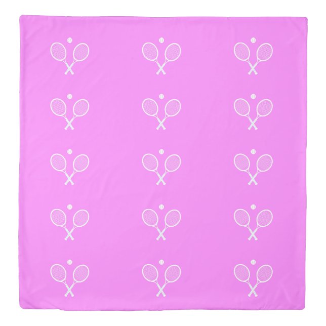 Tennis Rackets and Ball   Duvet Cover (Front)