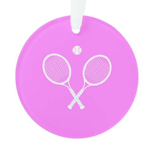 Tennis Rackets and Ball   Ornament