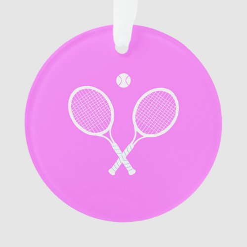 Tennis Rackets and Ball   Ornament