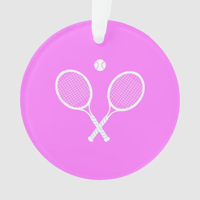Tennis Rackets and Ball   Ornament (Front)
