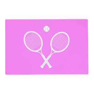 Tennis Rackets and Ball Placemat