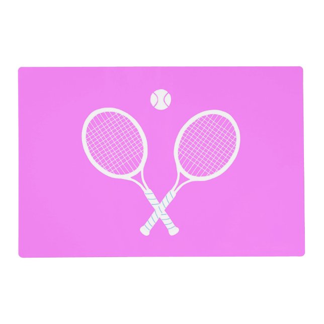 Tennis Rackets and Ball   Placemat (Front)