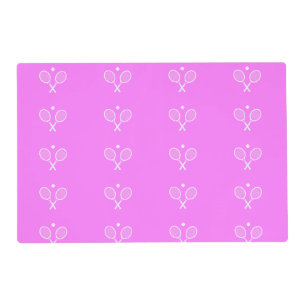 Tennis Rackets and Ball  Placemat