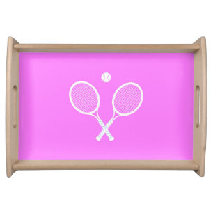 Tennis Rackets and Ball   Serving Tray