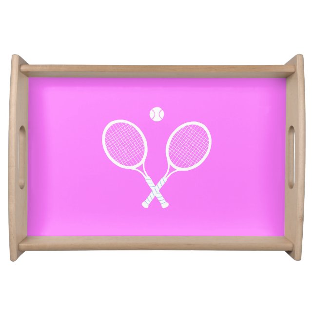 Tennis Rackets and Ball   Serving Tray (Front)