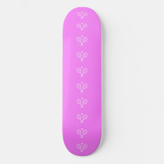 Tennis Rackets and Ball   Skateboard