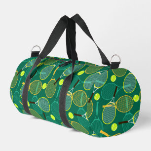 Tennis Rackets And Balls Duffle Bag