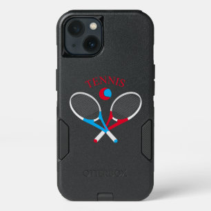 Tennis rackets and tennis ball iPhone 13 case