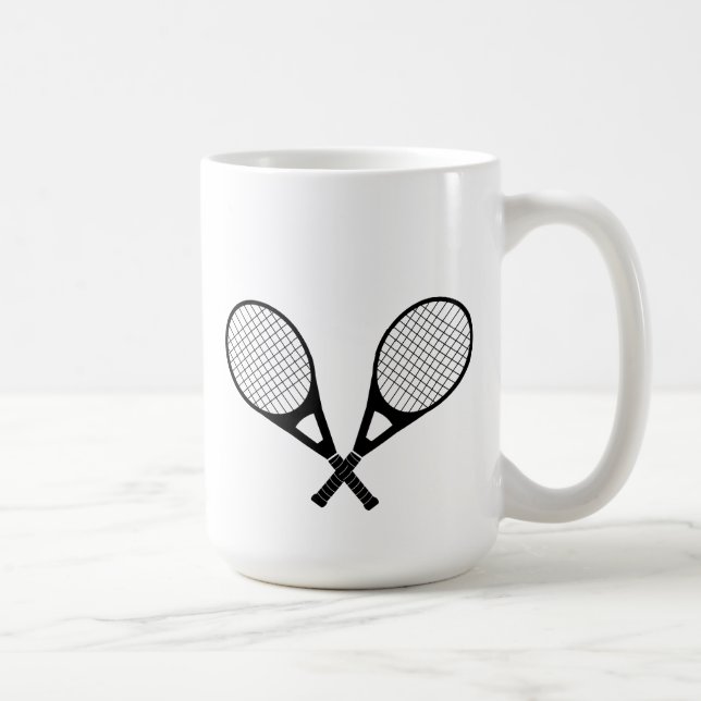 Tennis Rackets  Coffee Mug (Right)