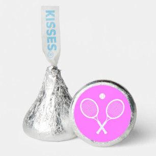Tennis Rackets Deep Pink Background   Hershey®'s Kisses®